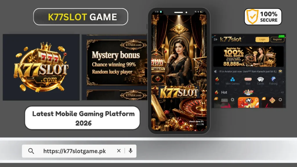 K77Slot Game latest Android gaming platform interface
